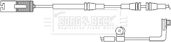BORG & BECK Сигнализатор, износ тормозных колодок BWL3030